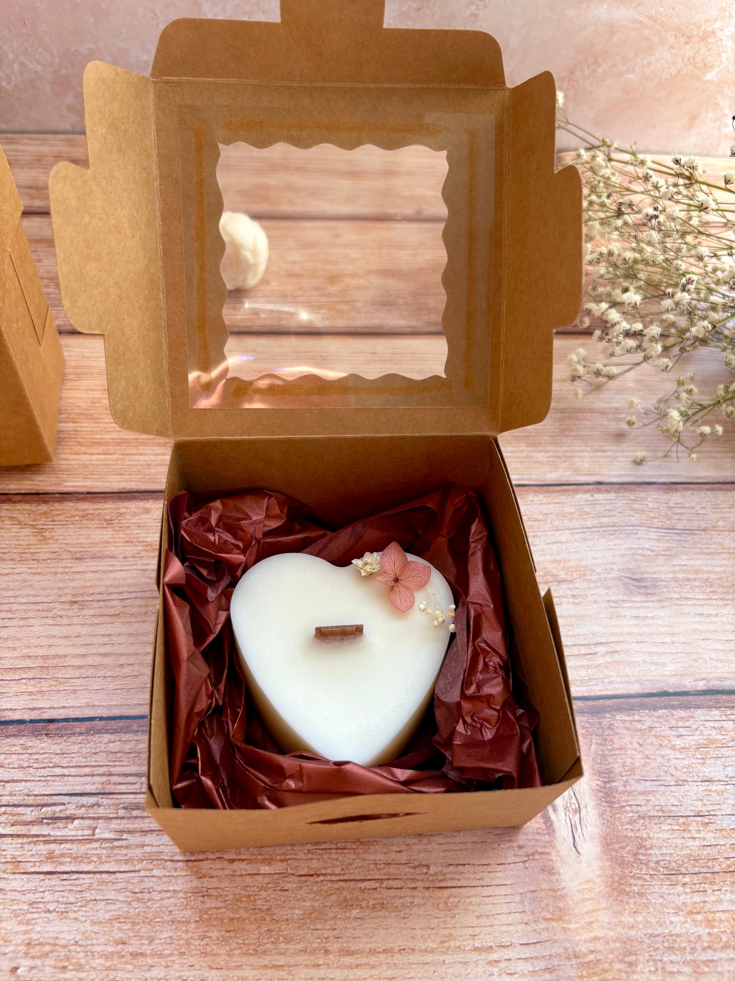 Bougie Moulée Coeur