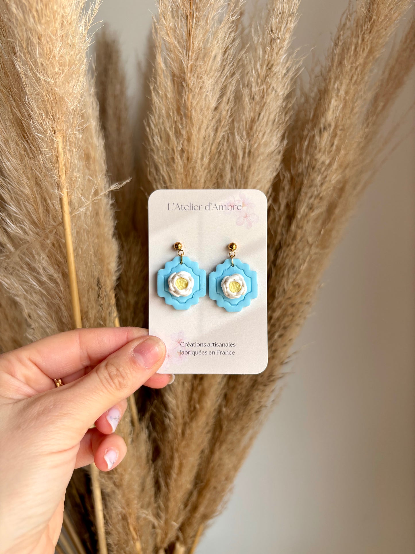 Boucles d'oreilles FLORA