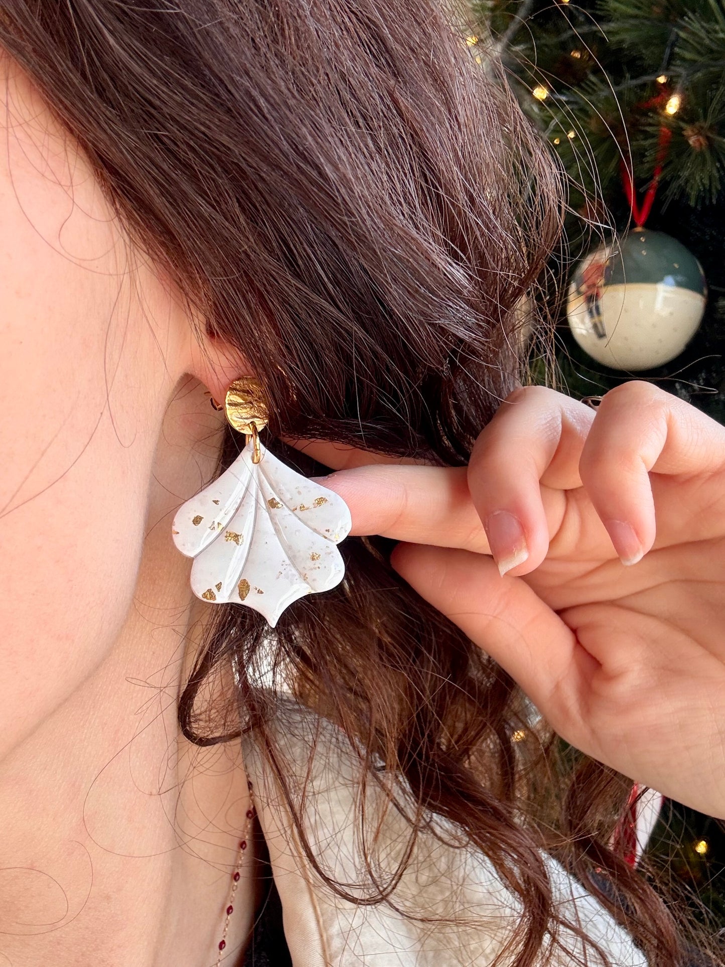 Boucles d'oreilles JULIA - Black & White