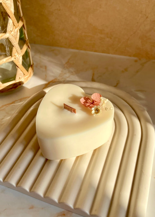 Bougie Moulée Coeur