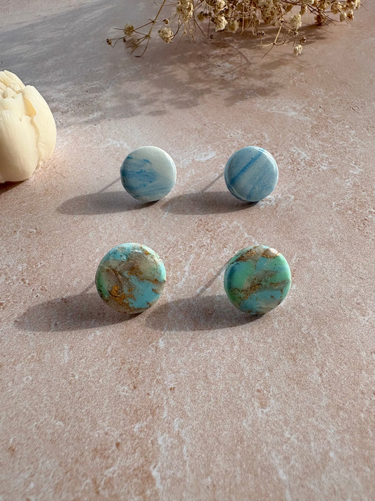 Duo de boucles d'oreilles PUCE