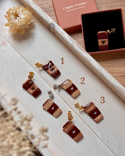 Boucles d'oreilles MUG