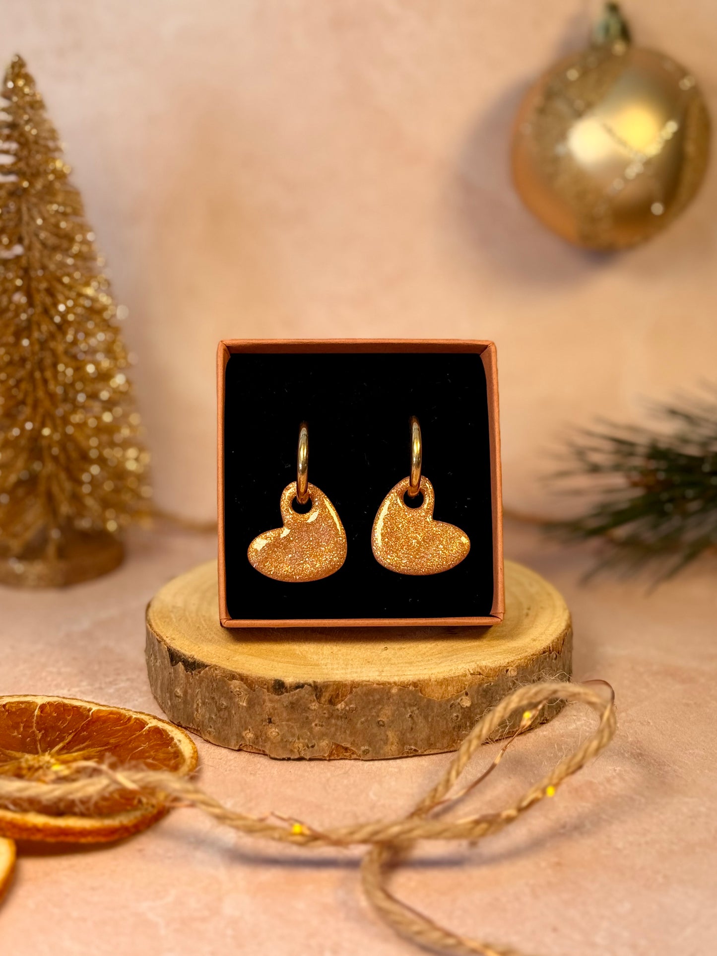 Pampilles Interchangeables NOËL rose gold