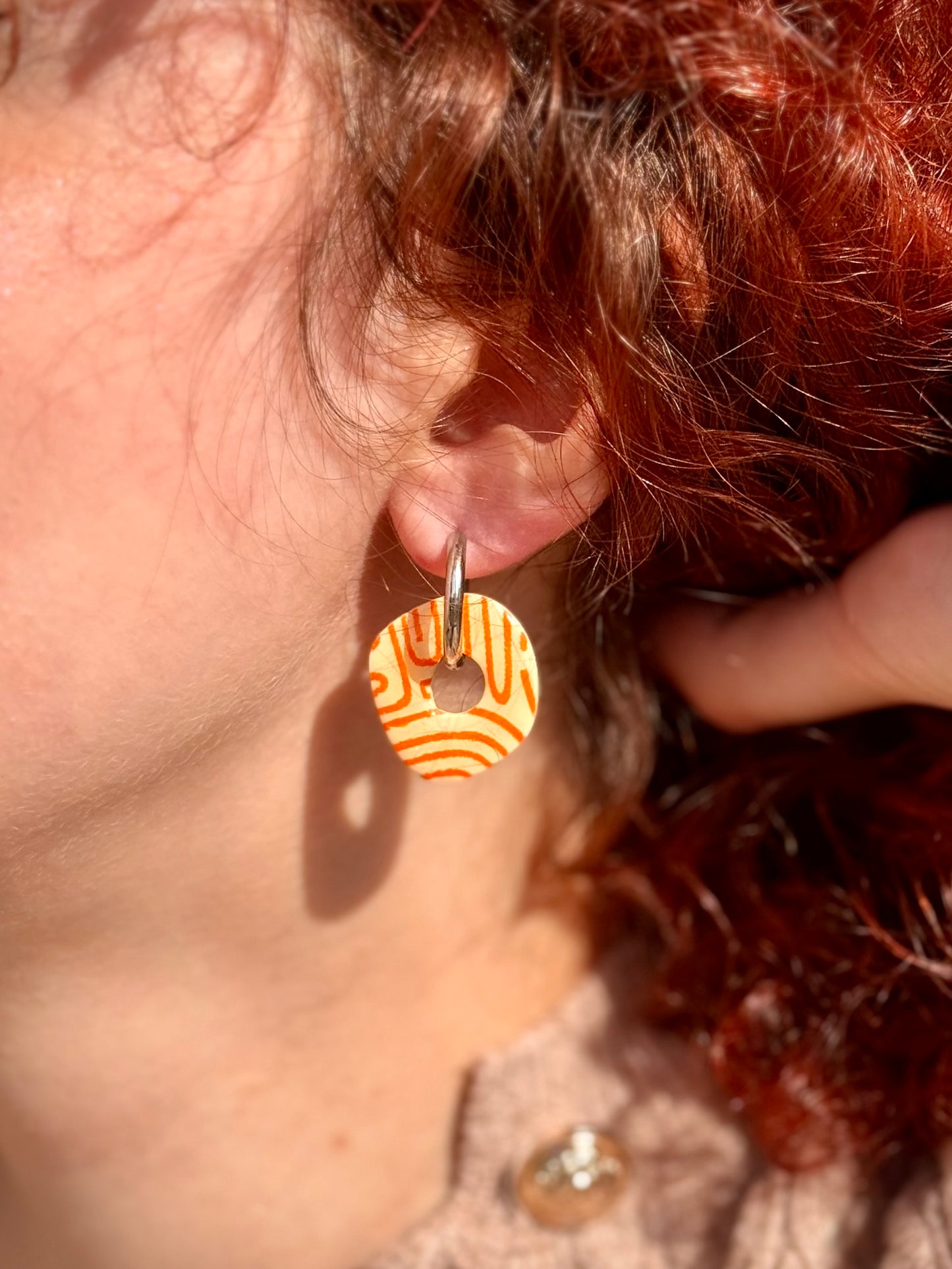 Pampilles Interchangeables ORANGE GRAPHIK