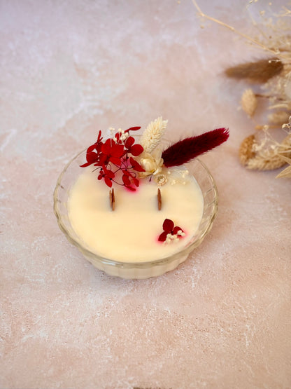 Bougie Fleurie Lait d’Amande