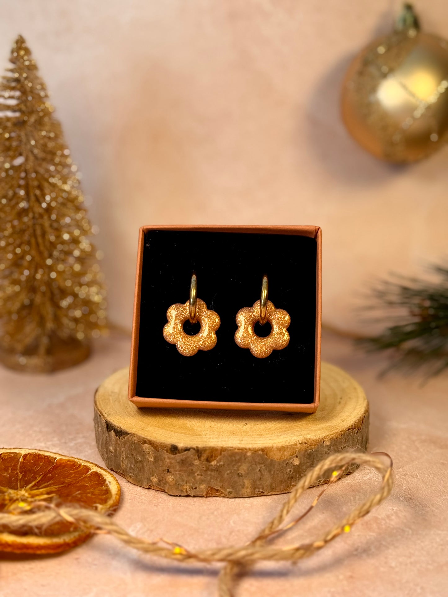 Pampilles Interchangeables NOËL rose gold