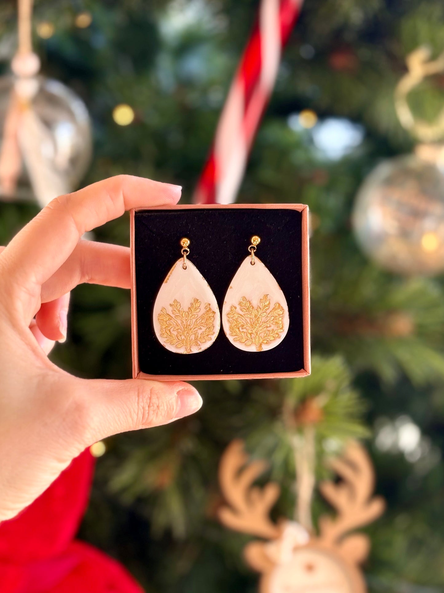 Boucles d'oreilles SYLVIA - Black & White