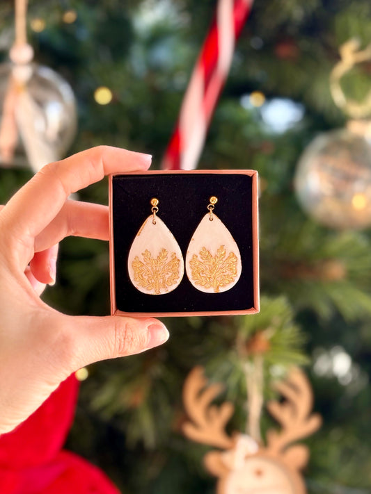 Boucles d'oreilles SYLVIA - Black & White