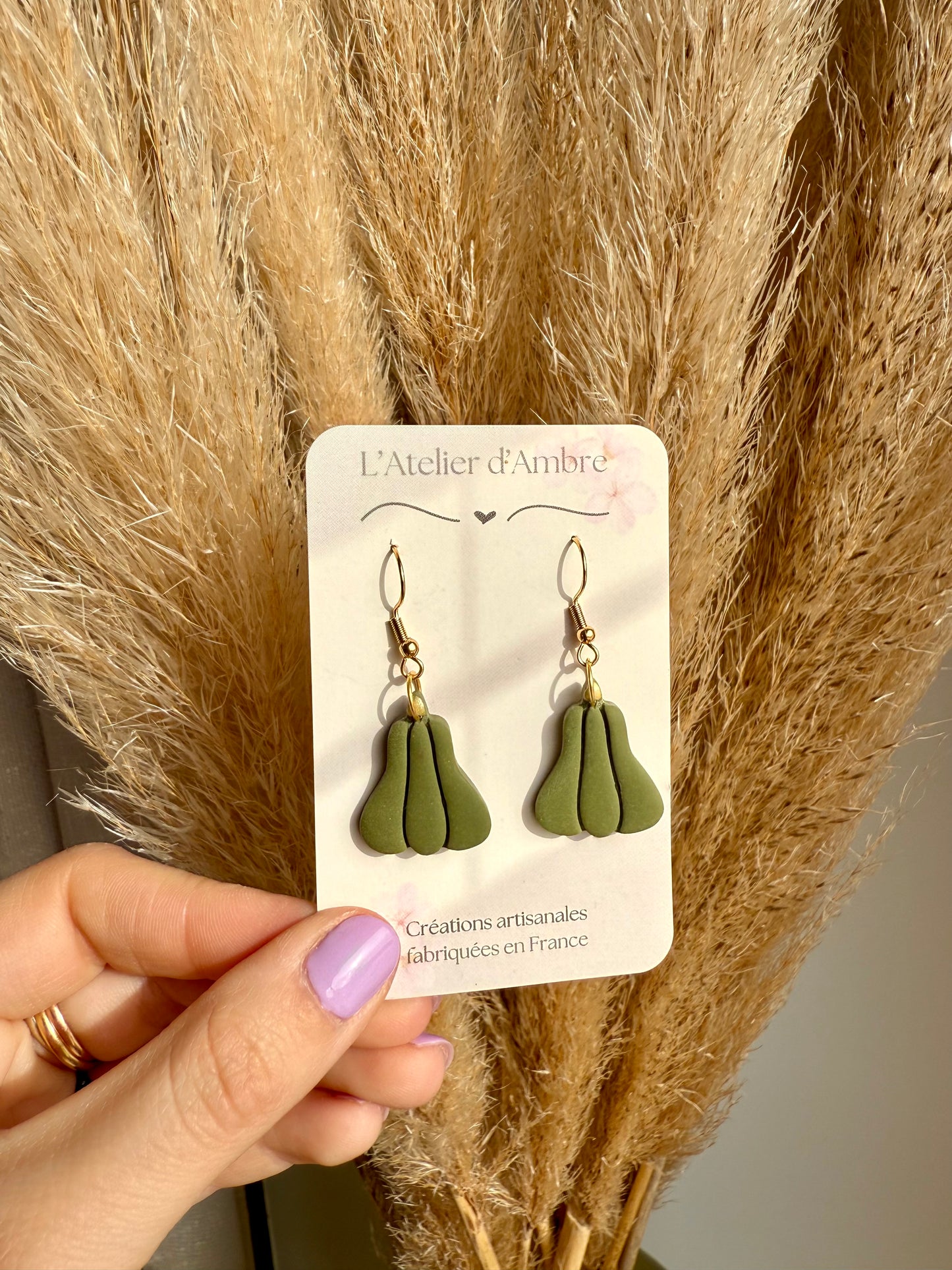Boucles d'oreilles CORALINE