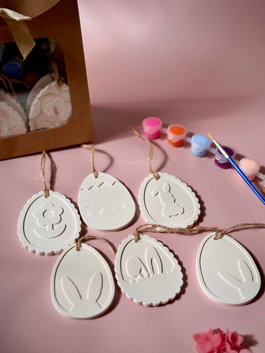 Kit de suspensions de Pâques à peindre