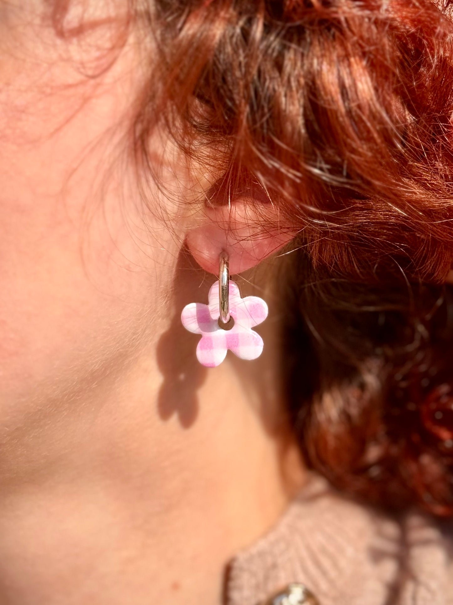 Pampilles Interchangeables VICHY rose