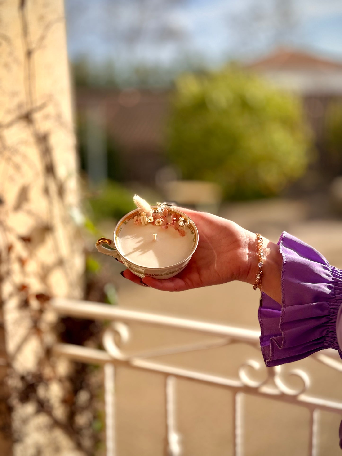 Bougie Fleurie LES PRÉCIEUSES