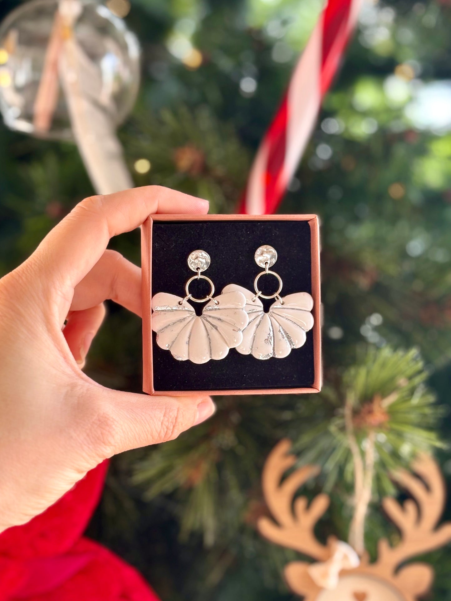 Boucles d'oreilles NEELA - Black & White