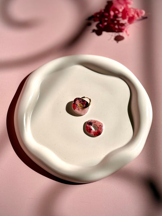 Pampilles Interchangeables Fleuries roses