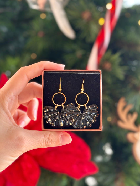 Boucles d'oreilles NEELA - Black & White