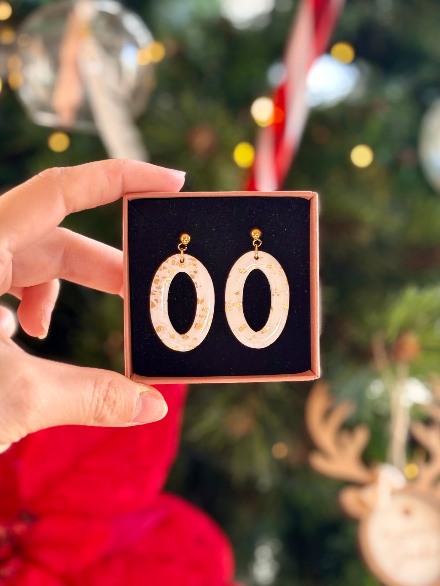 Boucles d'oreilles MARILYN - Black & White