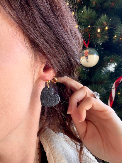 Boucles d'oreilles LOVELY - Black & White