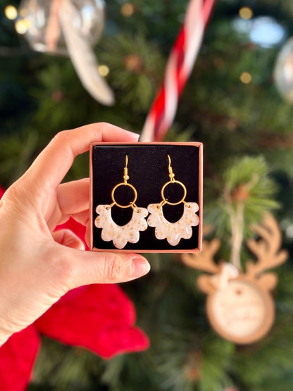 Boucles d'oreilles HELGA - Black & White