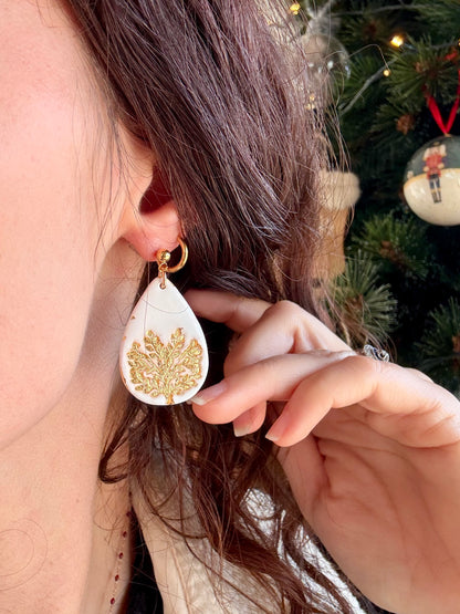 Boucles d'oreilles SYLVIA - Black & White