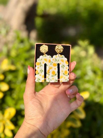 Boucles d'oreilles SERENA Citron
