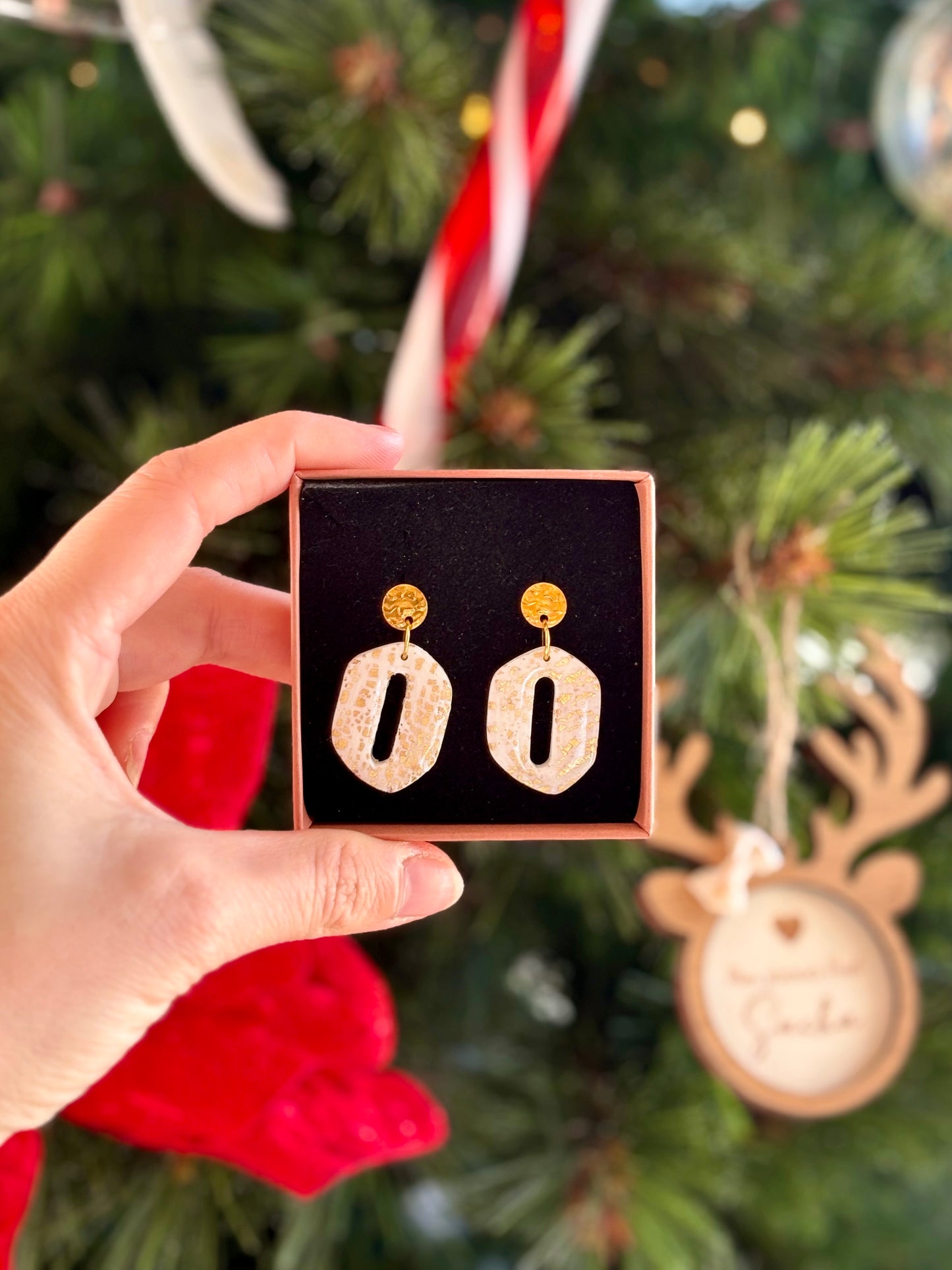 Boucles d'oreilles LEONIE - Black & White