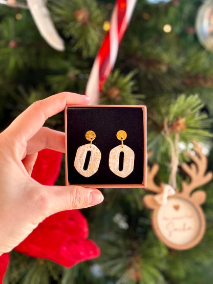 Boucles d'oreilles LEONIE - Black & White