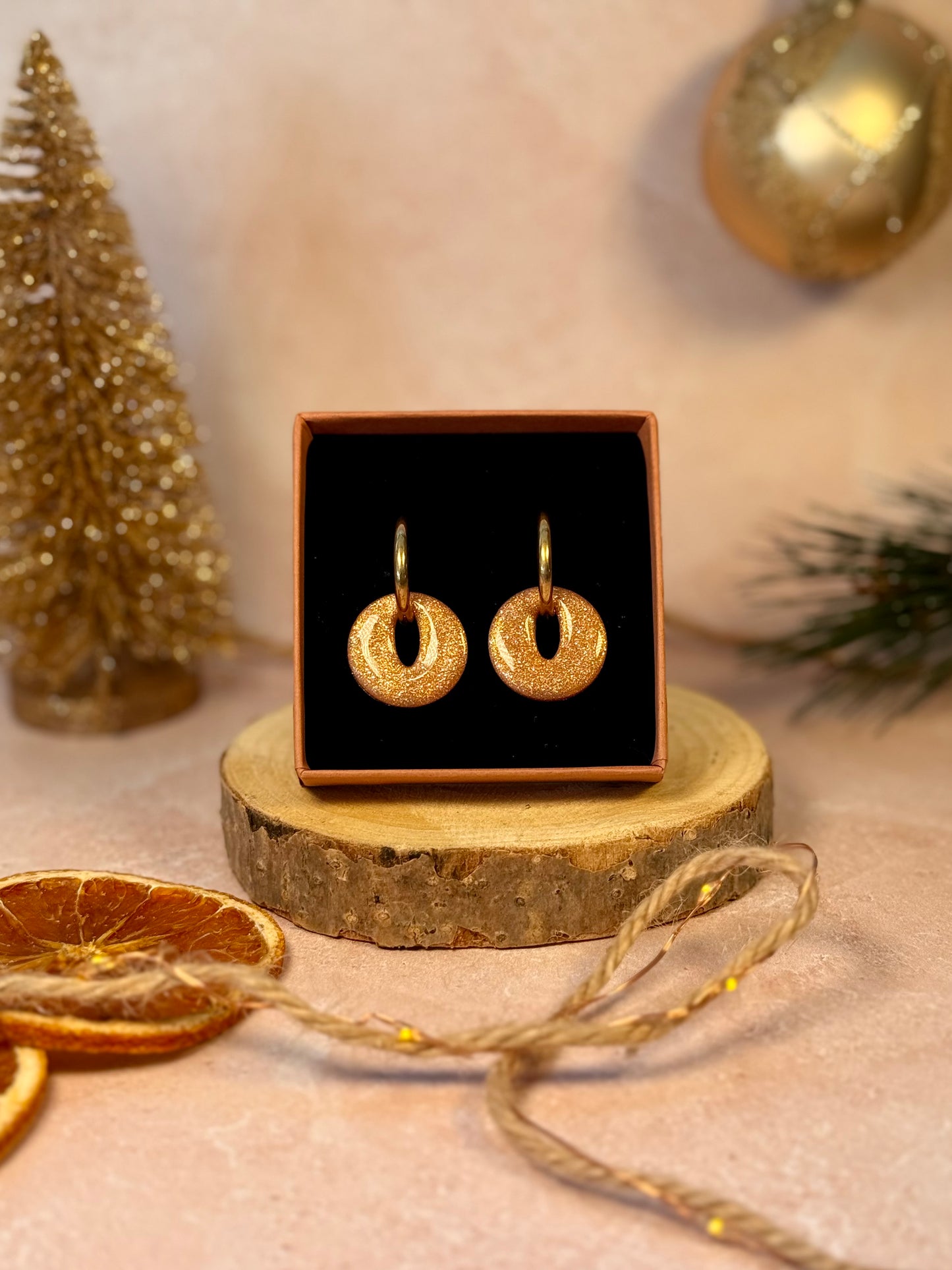 Pampilles Interchangeables NOËL rose gold