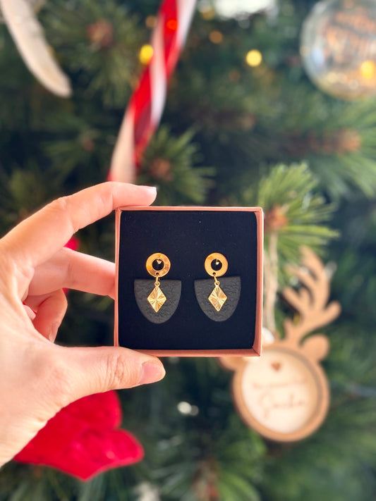 Boucles d'oreilles ESMÉ - Black & White